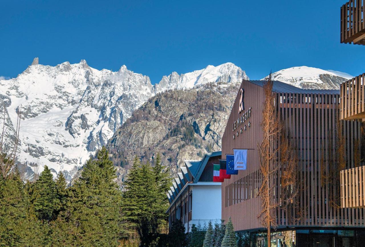 Le Massif Hotel & Lodge Courmayeur The Leading Hotels Of The World Exteriér fotografie